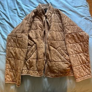 Worn once brown forever 21 quilted jacket